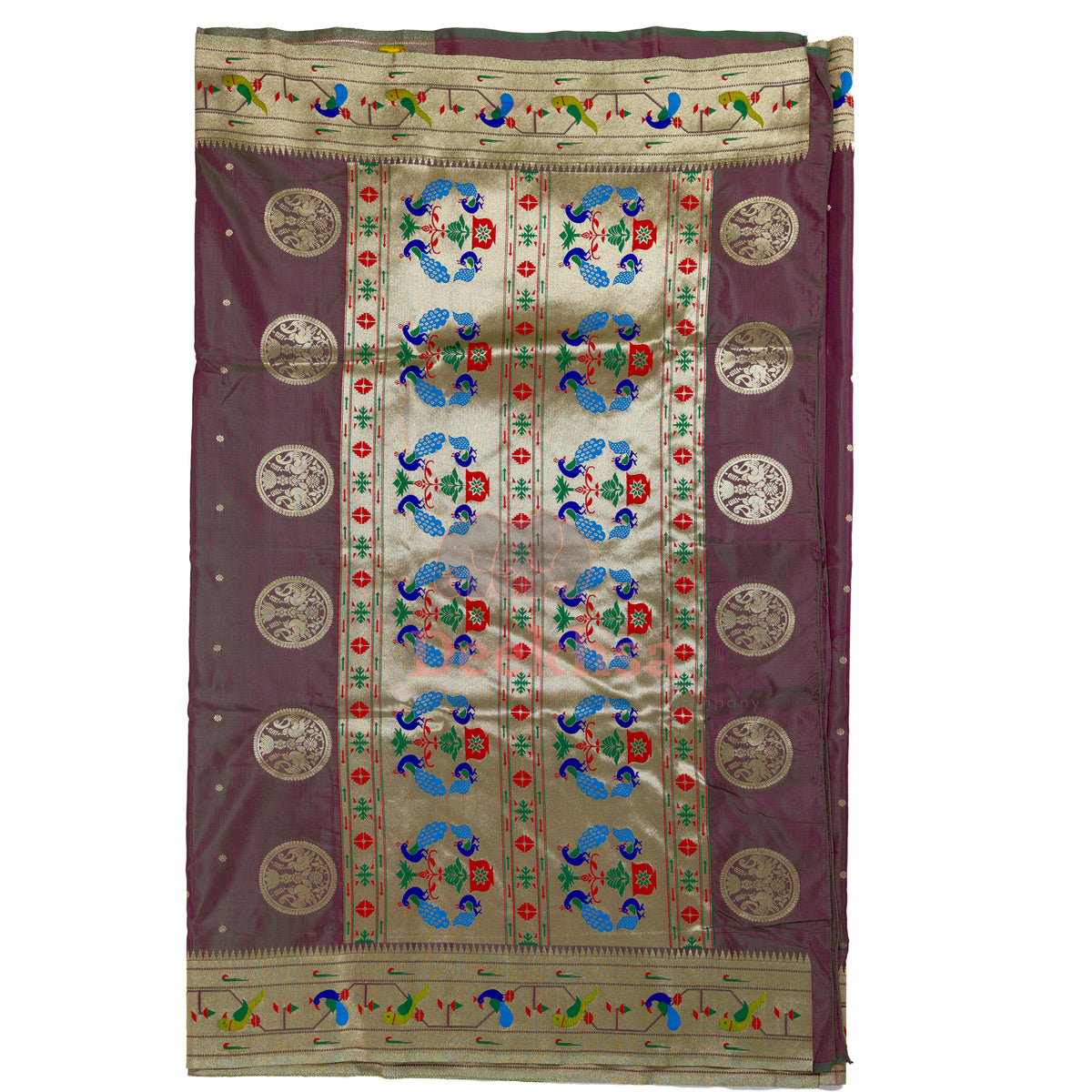 Ilkal Paithani Pure Silk