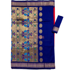 Ilkal Paithani Pure Silk