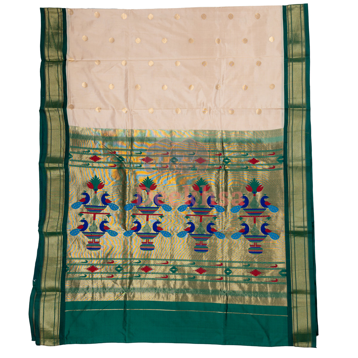 Ilkal Paithani Pure Silk