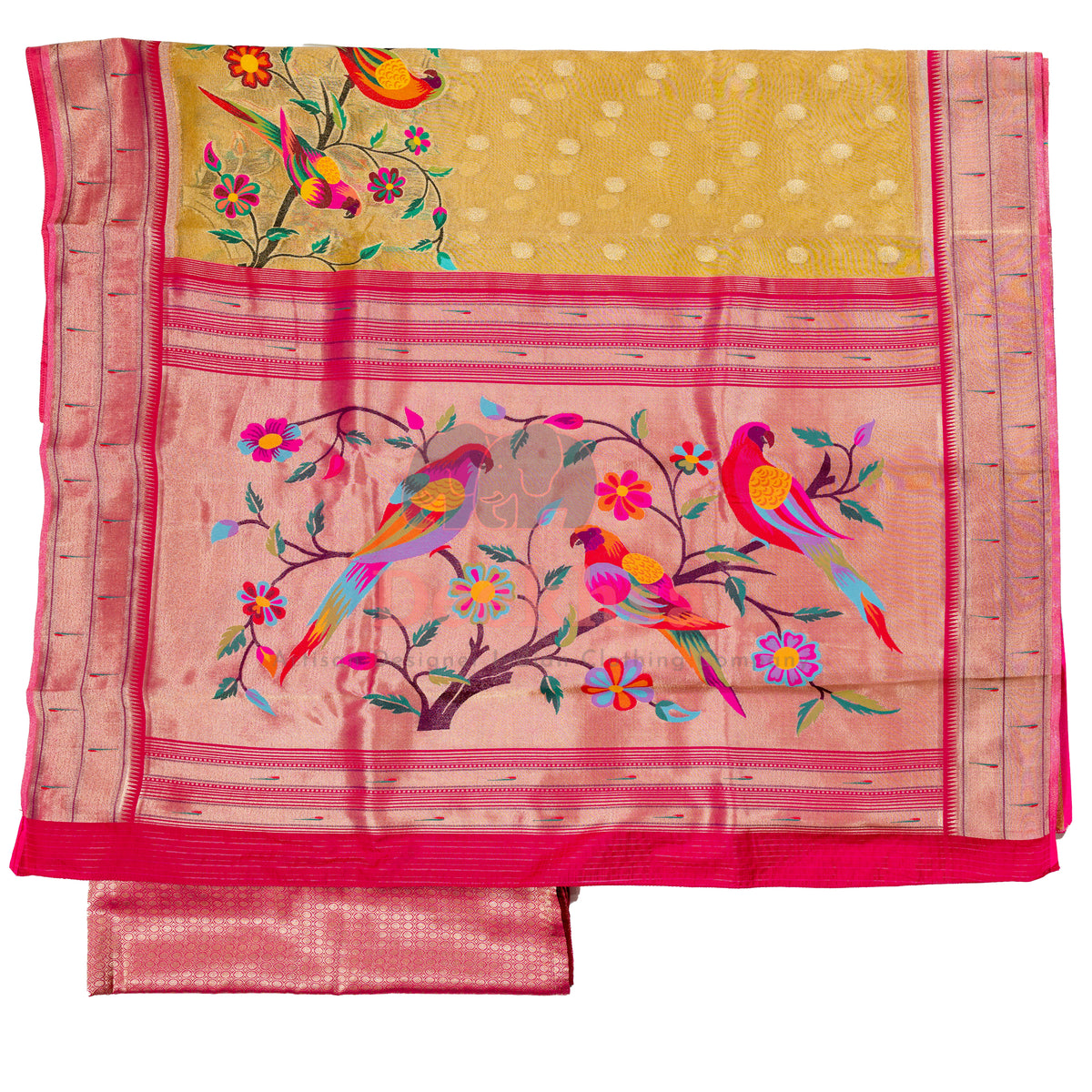 Paithani Pure Silk Tissue